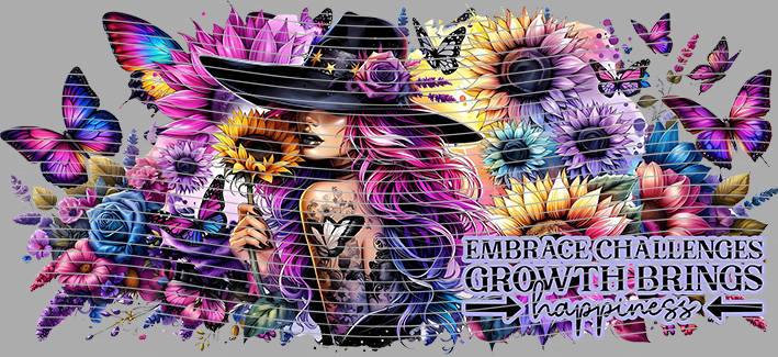 16oz Sunflower Girl-SU-132